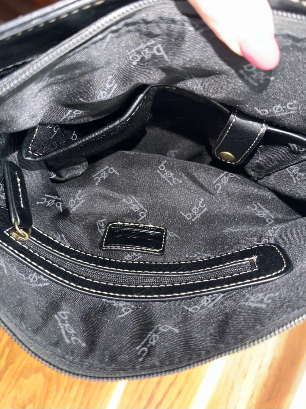 Black B.O.C. crossbody bag